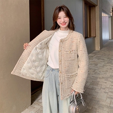 法式气质小香风外套女秋季2025新款显瘦名媛上衣小个子高级感高端，女装羽绒服，韩蜜菓