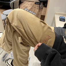 XZ616秋季新款重磅灯芯绒百搭休闲长裤TY411P55控68，男装休闲裤，星座512A（原616）