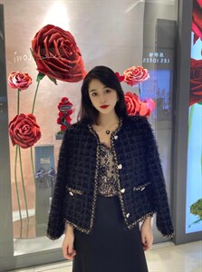 小香风外套图片