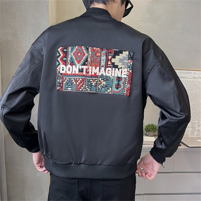 2025春季新款店主风棒球领工装休闲刺绣夹克外套上衣男JK106-P110,男装夹克,电商A413