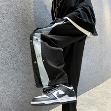 2025秋冬季新款单排彩扣宇航员腰果花男士休闲裤A125-DK916-P45,男装休闲裤,电商A125
