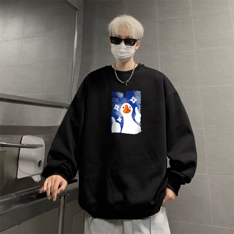 ！圆领卫衣男装港风长袖T恤男外套男WY252-特P23,男装T恤,电商B367