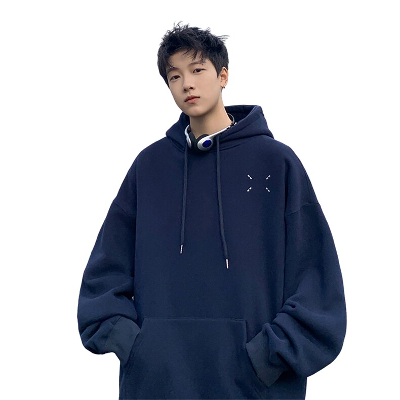 ！连帽圆领卫衣男装港风帽衫男LM144-P35,男装卫衣,电商B367