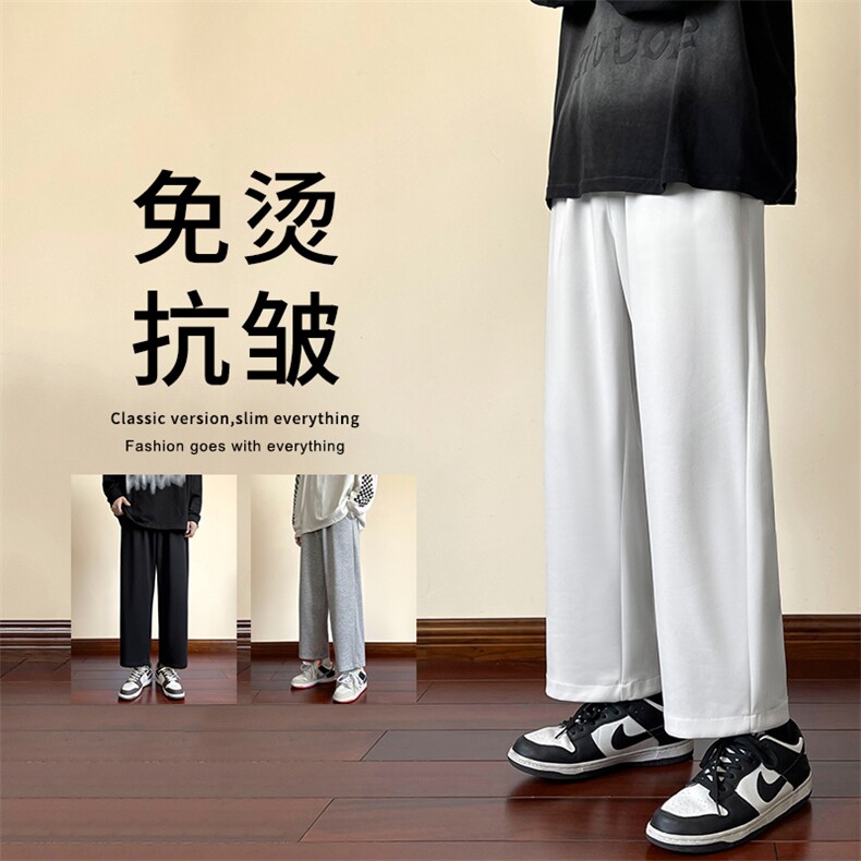 显高显瘦2023秋冬休闲舒适简约卫裤WK10-1特批22,男装休闲裤,星座718-1