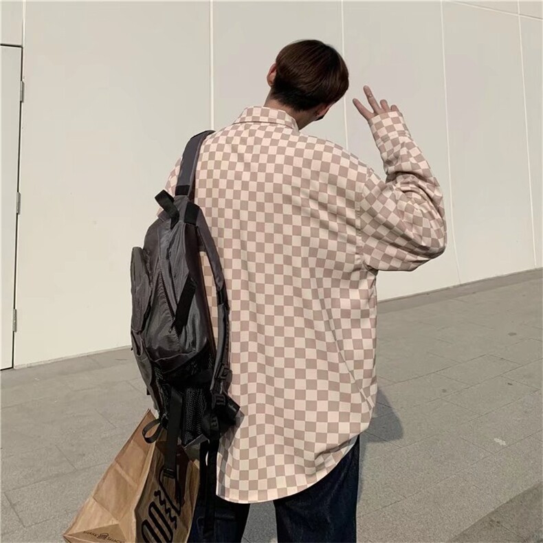 长袖衬衫春款男港风潮流C740P32,男装衬衫,星座1116-2