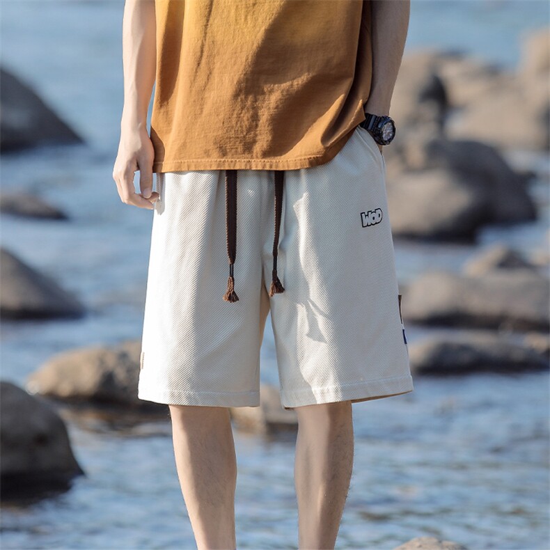 夏季重磅运动短裤男宽松直筒五分裤2302P40图片