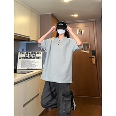 2025短袖t恤男夏季重磅宽松休闲半截袖体恤25XT77228特批20，男装T恤，电商A042