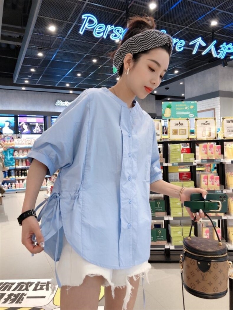 一杭主打款2178#腰间抽绳上衣，女装，一杭