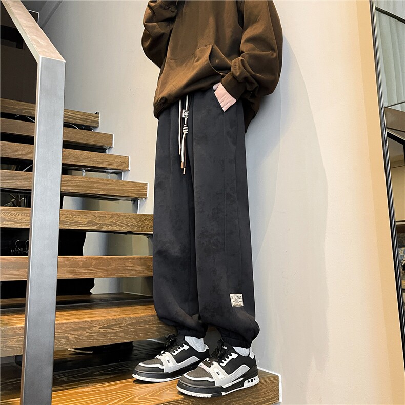 8XL-M痞帅脏脏束脚休闲卫裤男春季大码裤子KZ022特价P40,男装休闲裤,电商B312
