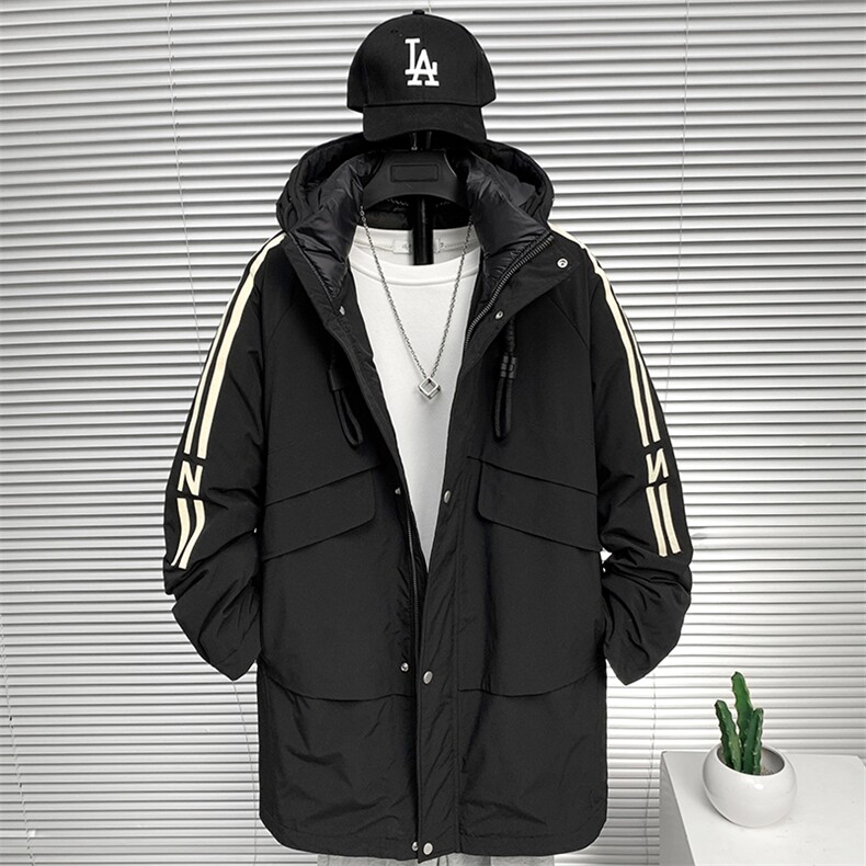 高品质工装休闲宽松仿丝棉中长款棉衣外套XZ402-2P178控228大货足，男装棉衣，星座402-2