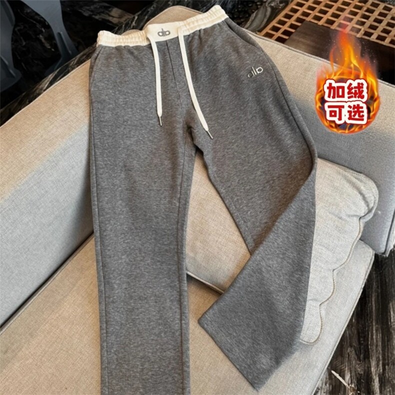 加绒加厚冬男女休闲裤刺绣保暖卫裤直筒长裤HK025P45加绒P50,男装休闲裤,星座1013-1