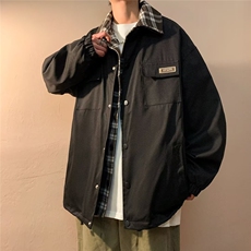 男春季夹克文艺潮双层假两件外套W9229P65，男装夹克，星座1116-2