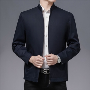 秋季男棉外套新款潮流休闲夹克男爸爸装中年外套上衣HM9618-P165图片