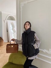 拼色马甲，女装马甲，卡希妮(5F)