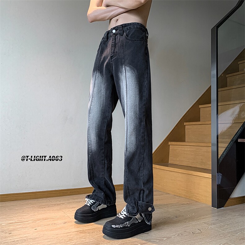 2023春季美式高街工装重工艺水洗牛仔裤货号K658P60控78,男装牛仔裤,电商A063