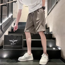 夏季新款男士薄款直筒运动休闲短裤潮流宽松百搭五分裤D04，男装牛仔裤，星座1116A-2（原606A-1）