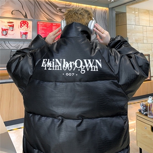 港风鳄鱼纹棉衣男手塞棉夹克PU皮棉服外套男8507P120控158,男装夹克,星座227-7