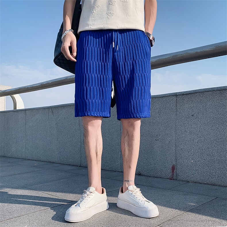 黑色2023夏装精神小伙五分裤男青年运动短裤沙滩裤DK28-P35,控58,男装休闲裤,电商A108