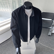 2025新款现货纯棉夹克男宽松立领上衣外套DSA157B-J2570-P86，男装夹克，电商A157B