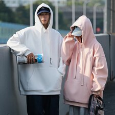 22秋装新品情侣卫衣连帽卫衣简约绣花外套宽松上衣G1017P68男，女装短外套，电商A339