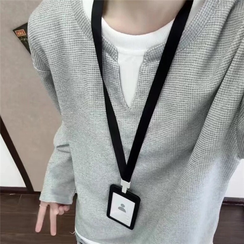 【003】假两件长袖t恤男华夫格卫衣内搭打底衫A079-T839-29,男装T恤,电商A079