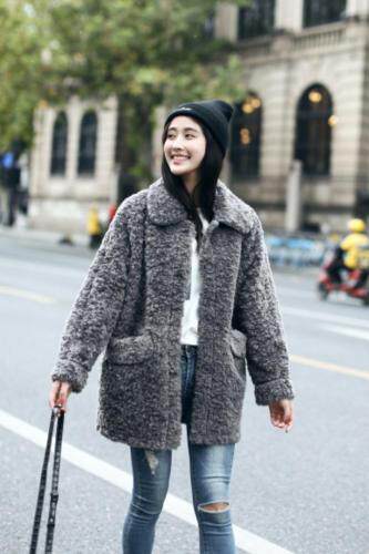 谦度皮毛一体 D502，女装，谦度