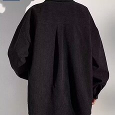 562-P34美式复古工装衬衫男长袖2025春季双层织法肌理高级感，男装衬衫，电商B323A