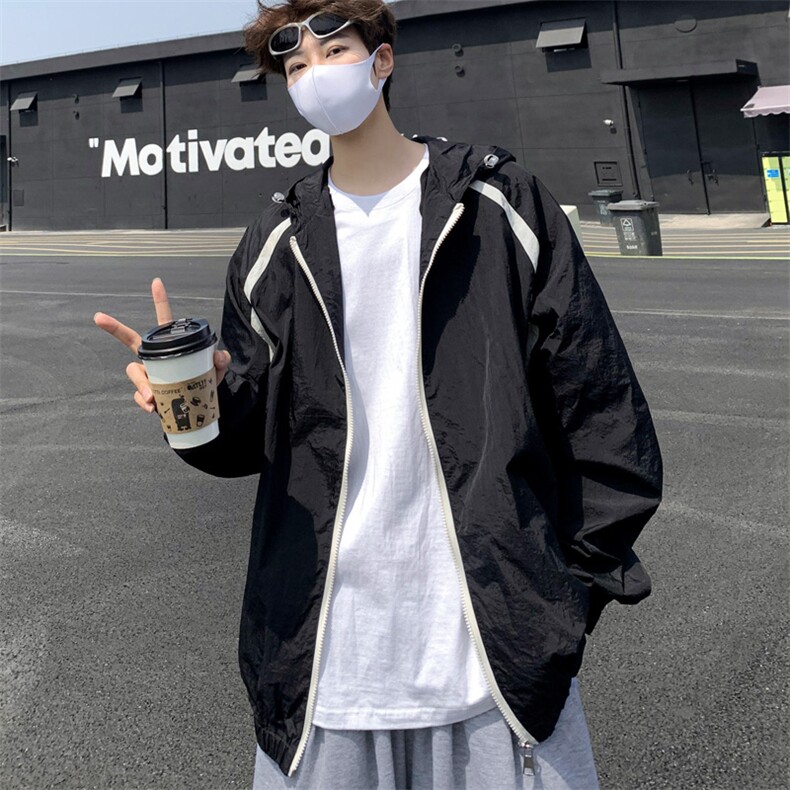 男透气防晒衣防紫外线春夏速干户外运动凉感防晒服J289P45控68，男装防晒衣，电商A157