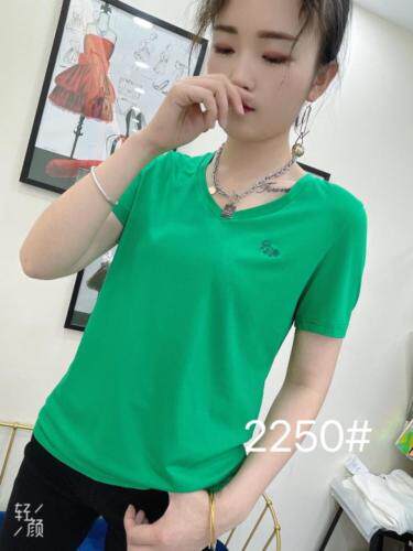 夏季新款超舒棉T，女装，云落伊里