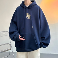 ！发泡印花！连帽圆领卫衣男装港风帽衫男LM119-P35，男装卫衣，电商B367