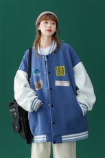 中性风2023秋季新款韩版潮牌潮流ins宽松情侣棒球服G84p65控78，男装夹克，A247A
