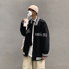 男新款宽松百搭刺绣外z套棒球服INS上衣G09，男装夹克，电商A132（原电商B245）