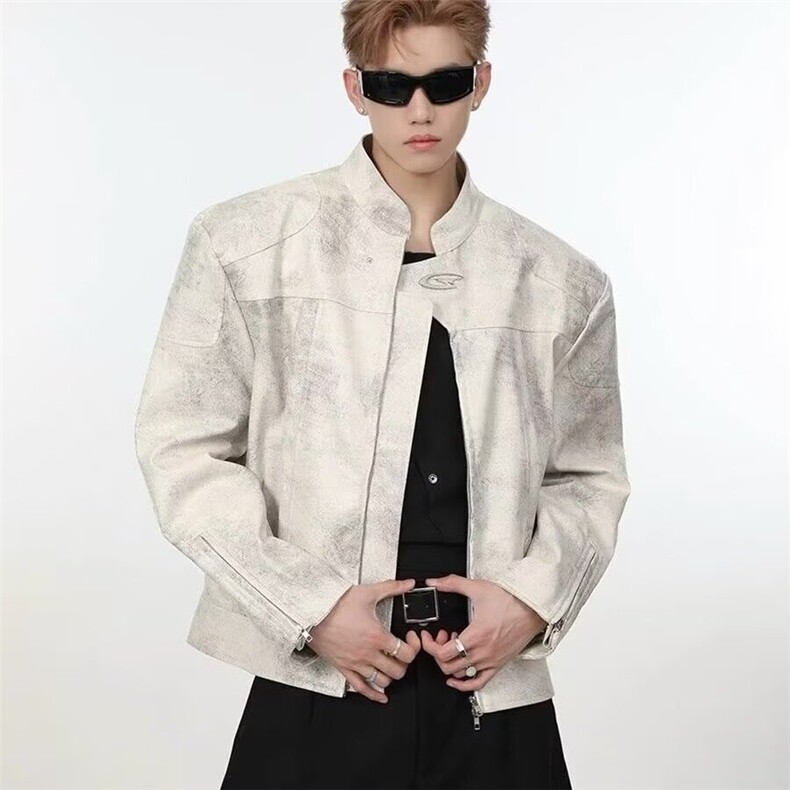 2026春秋痞帅外套男ins高街潮牌港风日系原宿风韩版潮流宽，女装短外套，星座218-1（原230）