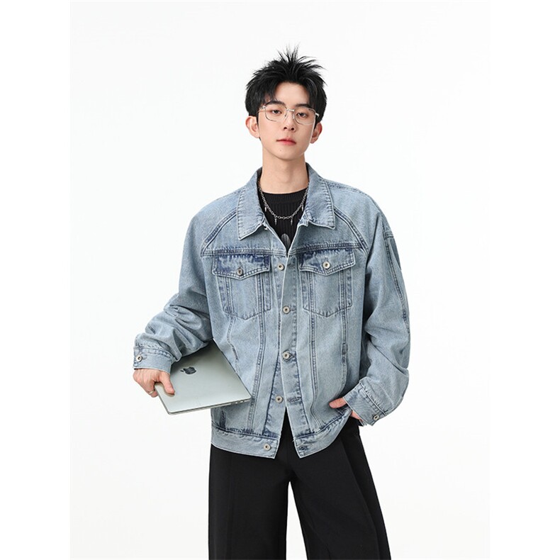 春季潮牌休闲百搭牛仔夹克,男装夹克,星座410-6（原星座1304-1）