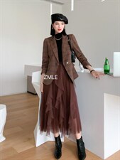 春季新款，时尚西服外套，其它，芝茗丽尔(6F)