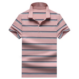 夏季新款男士翻领短袖t恤中年有领男装上衣服休闲POLO衫图片