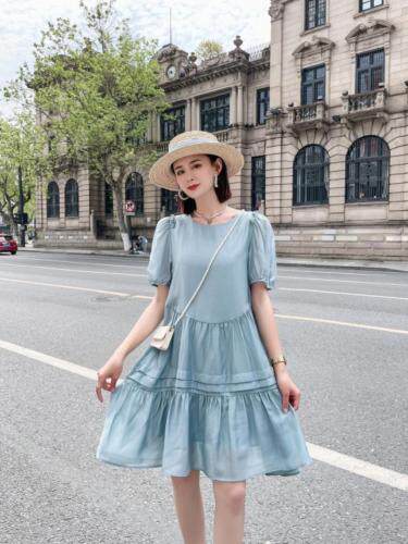 天丝连衣裙，女装连衣裙，她家