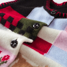 2026年秋季时尚百搭通勤简约休闲小马多色拼接马甲，女装马甲，致织羊绒