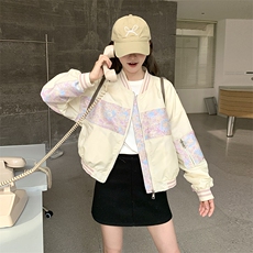 春现轻风刺绣印花小外套B190-501-P140-K198，女装短外套，2B190