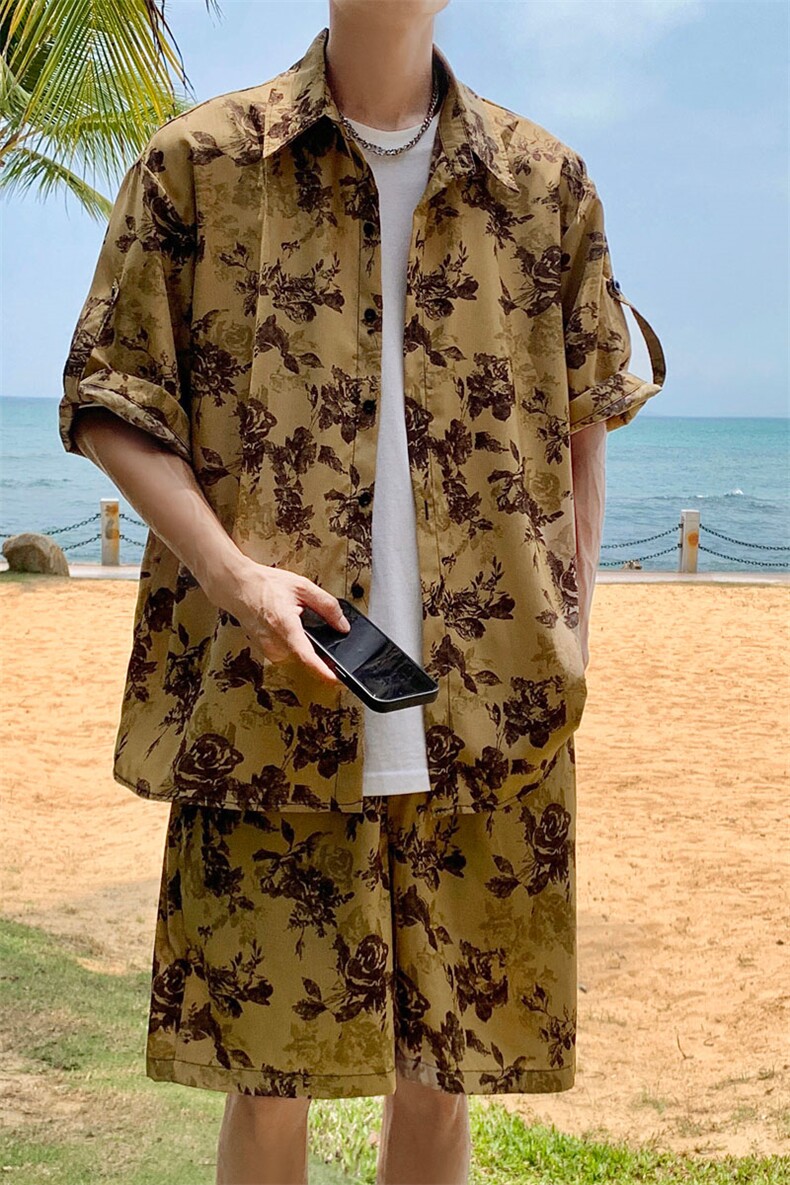 1月季花套装TZ77803特P45衬衫DCS77804特P27DK77805特P18套装控88,男装衬衫,星座226-2