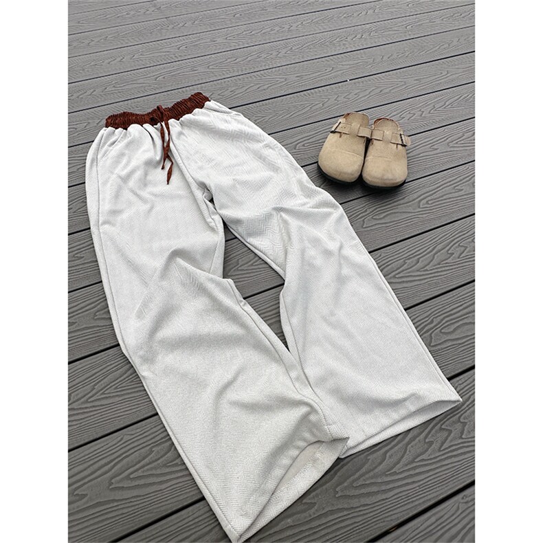 现货【自家图】休闲裤垂感无性别弯刀裤-特P45，男装休闲裤，星座617C