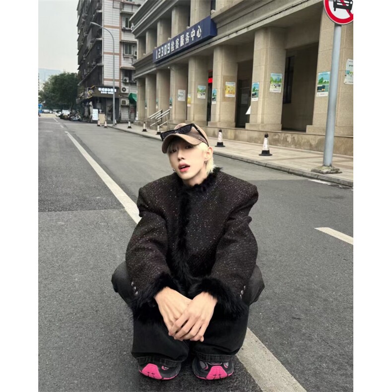 现货！25小香风夹克外套XXF19--P178,男装夹克,电商B288