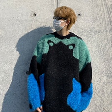 B383P58水貂毛毛衣打底衫男女同款男装宽松休闲保暖，男装针织衫/毛衣，星座512-6
