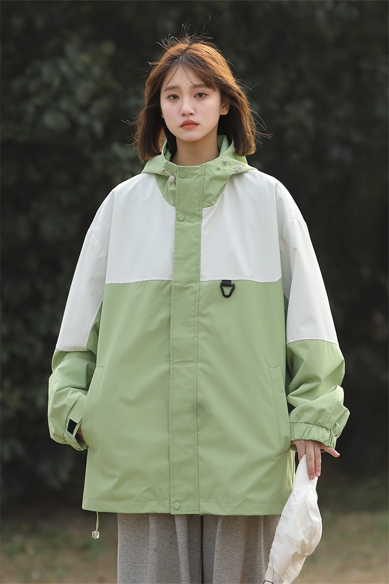 Cityboy情侣时尚连帽冲锋衣外套夹克团体班服,男装夹克,星座301D-5(原星座1415）
