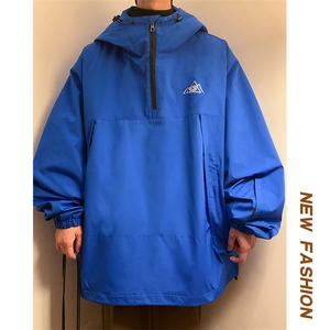 冬新户外双板防水滑雪服男保暖加绒内里中性风套头外套M79-P120图片