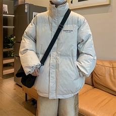 棉服男冬季新款潮流加厚潮面包服高街ins立领棉袄上衣W6381-P78，男装棉衣，星座512-2