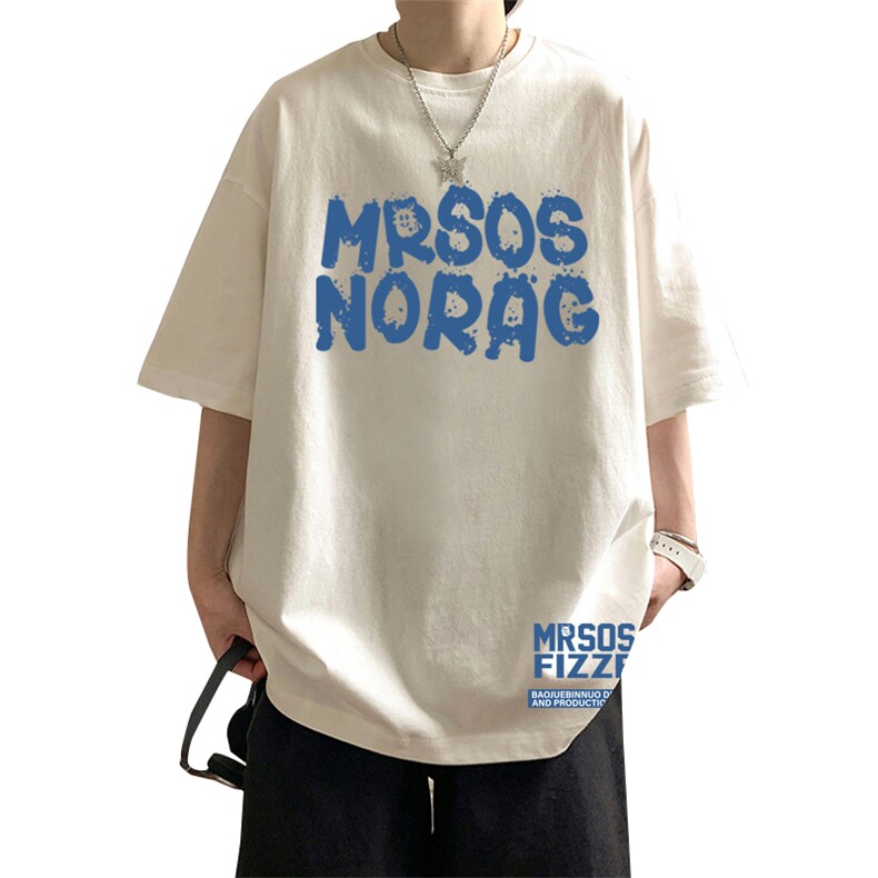 T362P26夏季新款美式纯棉短袖T恤ins衣服宽松半袖体恤字母印花,男装T恤,星座304A