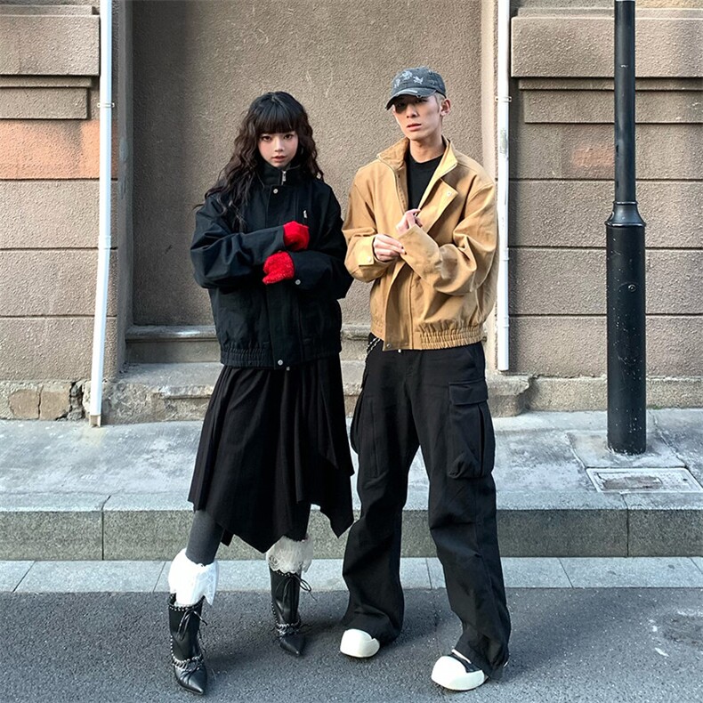 现货五千到仓情侣主图水洗夹克2025新款秋装W2505,男装夹克,电商C313