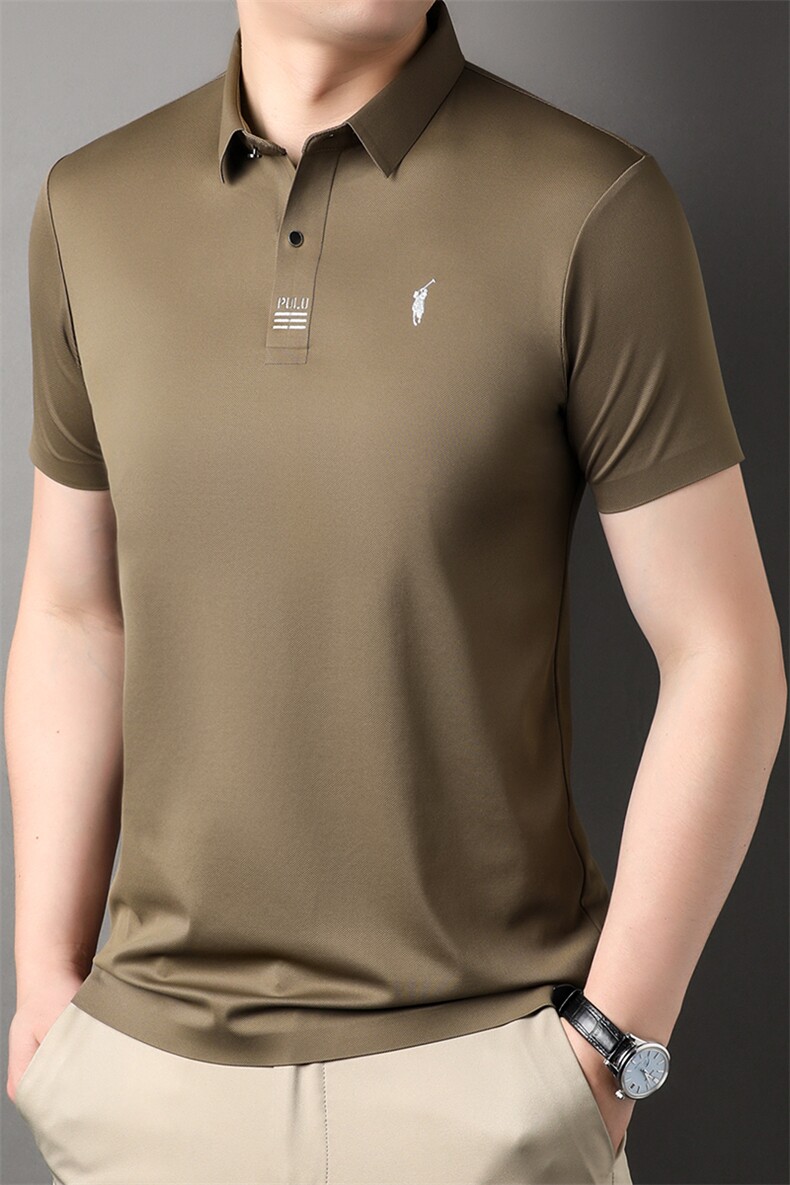 夏季中青年男士POLO商务休闲短袖打底T恤时尚潮流上衣HP92358-P65,男装T恤,星座1105-3