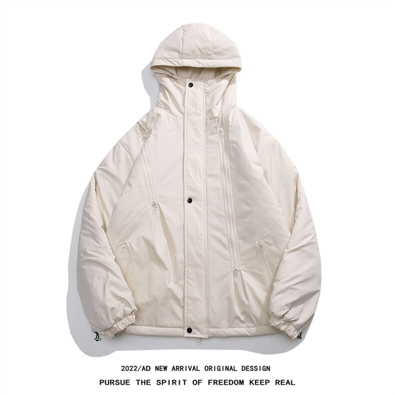 MY6160/P85冬装白底平铺棉衣男防风防水冲锋衣棉服棉袄大码外套,男装棉衣,电商A141